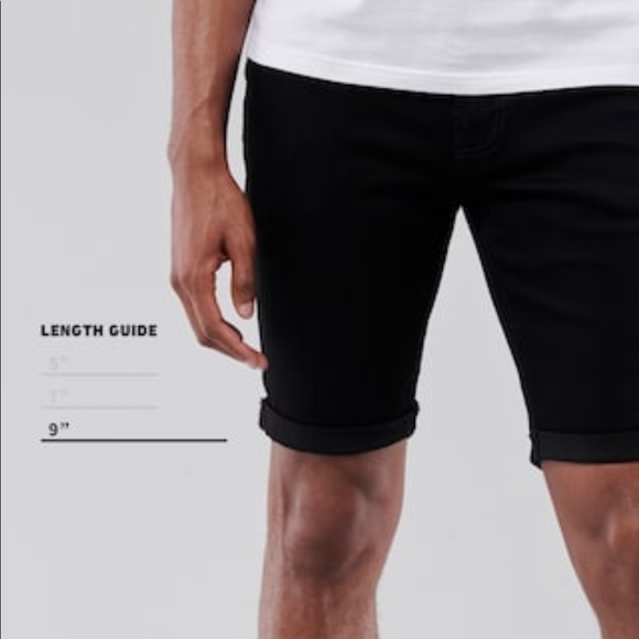 Men’s Hollister Epic Flex Skinny Denim Shorts 9” - Picture 10 of 10